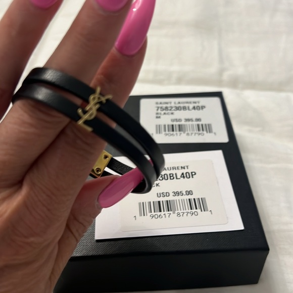 YSL LEATHER BAND BRACELET 100% authentic - Picture 9 of 13